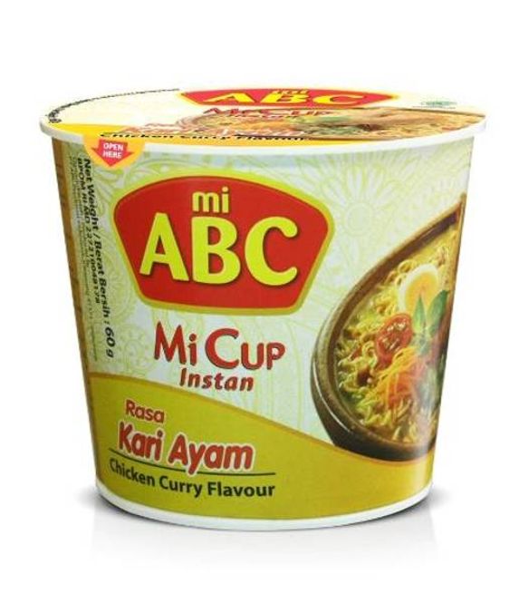 Hovedbilde 12x ABC Mi Cup Nudler Karri Smak  60g