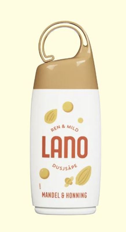 Lano Dusjsåpe Mandel&Honning 250ml.