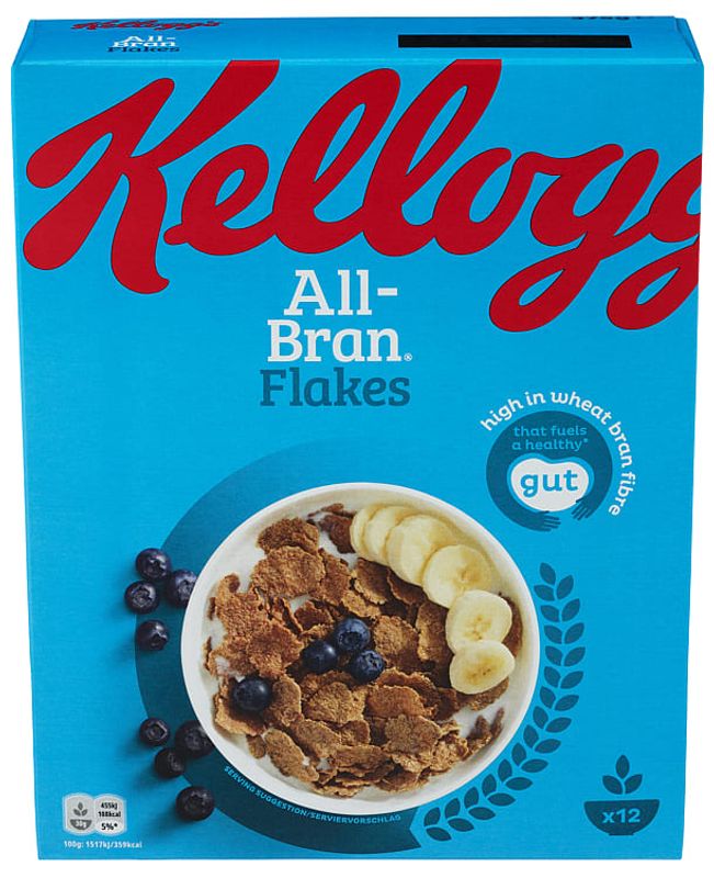 All-Bran Flakes Kellogg's 375g.