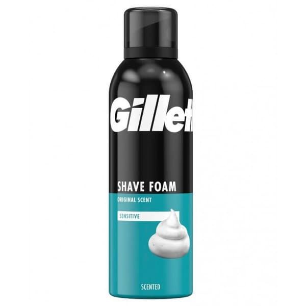 Shave Foam Sensitive Gillette 250ml.