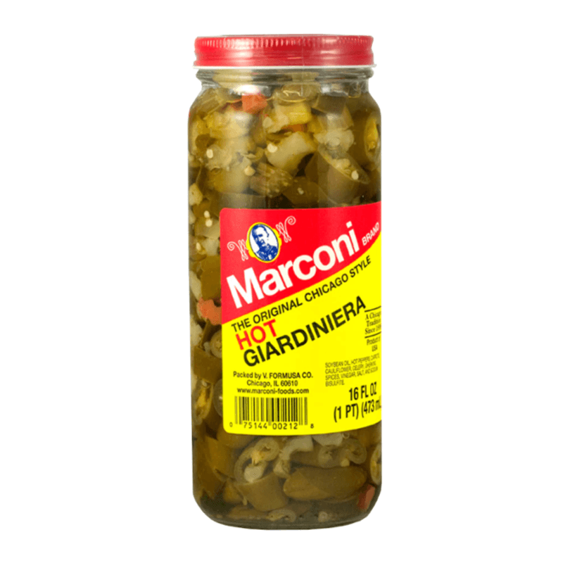 Marconi Hot Giardiniera 16oz (473ml) USA