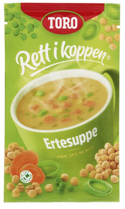 Hovedbilde Ertesuppe  Rett i Koppen Toro 27g.