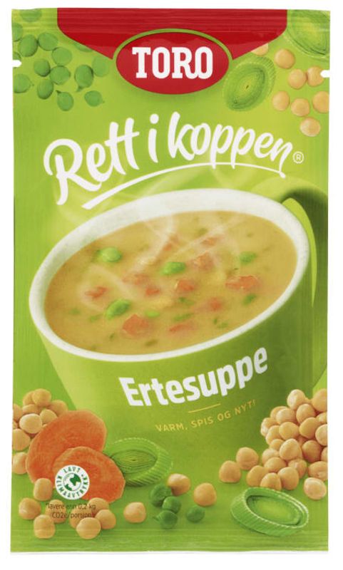 Ertesuppe  Rett i Koppen Toro 27g.
