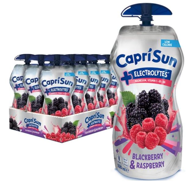 Capri Sun Elektrolyt Blackberry& Rasberry 330ml.