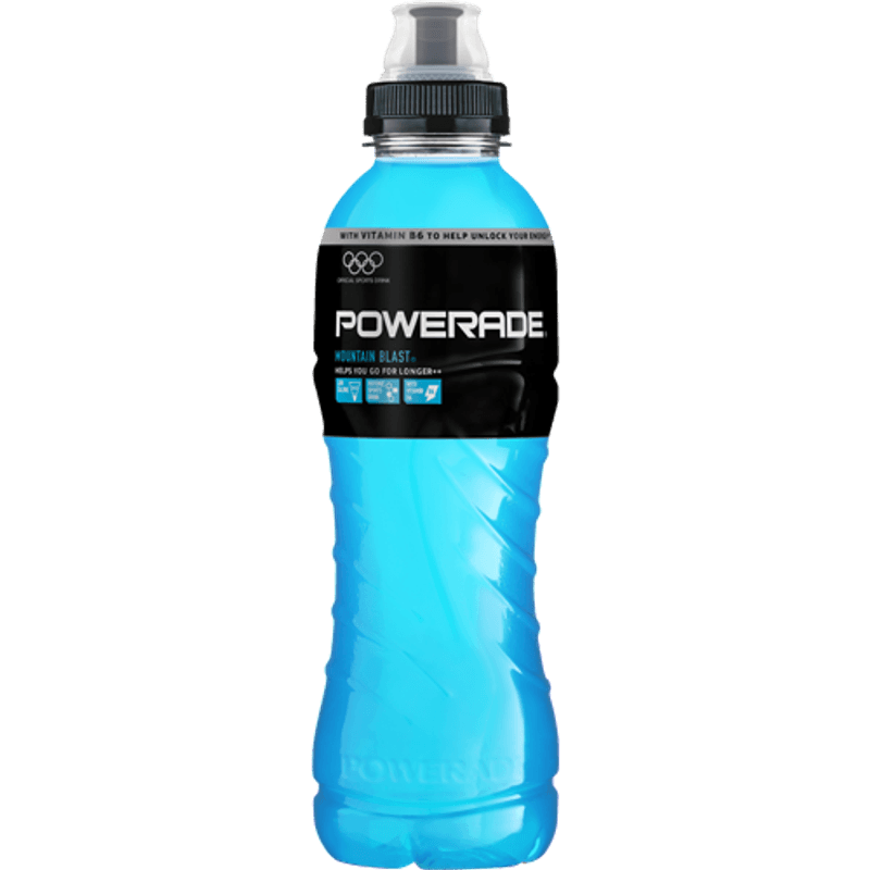 Powerade Mountain Blast 0,5L m/Pant 2kr.