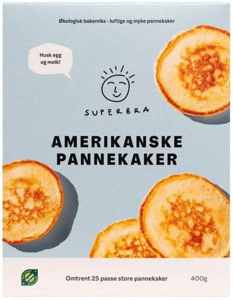 Amrikanske Pannekaker Økologisk Superbra 400g.