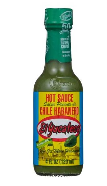 El Yucateco Grønn Habanero Hot Saus 120ml.