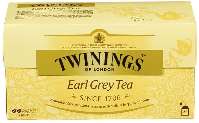 Hovedbilde Twinings Earl GreyTe  25tp.