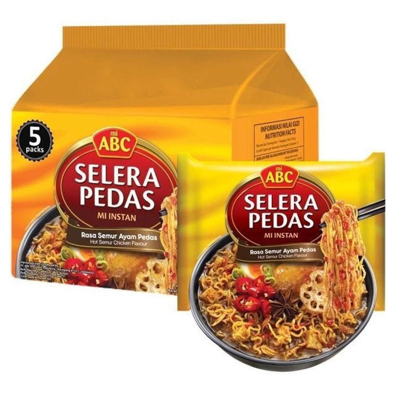 ABC Selera Pedas Hot Semur Chicken 5*70g.