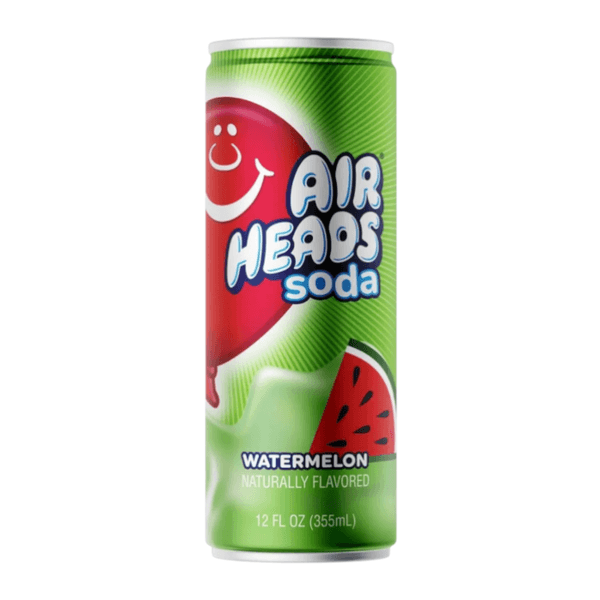 Airheads Soda - Watermelon 12oz (355ml). USA