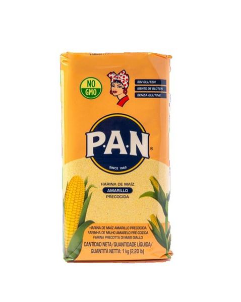 Pan Yellow Mais Flour 1kg.