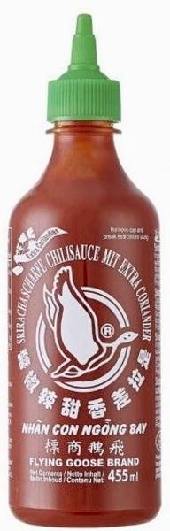 F.G SRIRACHA CHILLI SAUCE EKSTRA CORIANDER 455 ML.