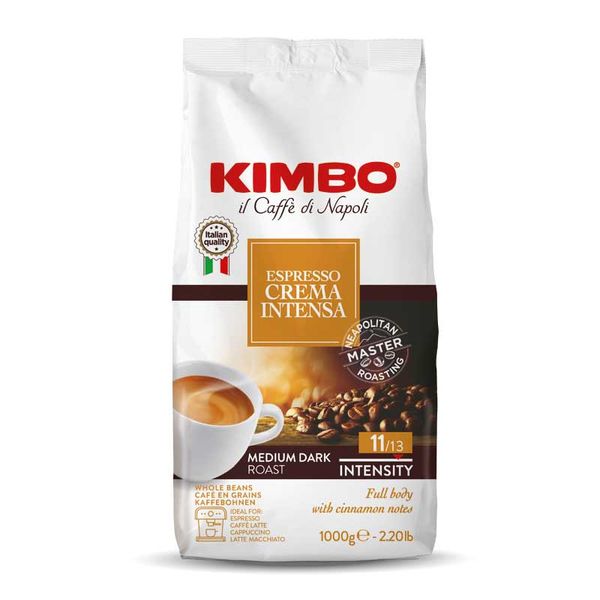 Kimbo Espresso Crema Intensa Hel Bønner 1kg.