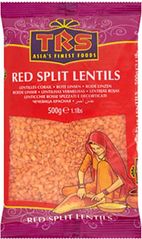 TRS Rød Linser 500g.