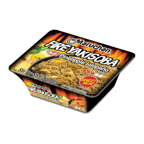 Maruchan Yakisoba Fire Pineapple Jalapeno 3.93oz (111.5g).