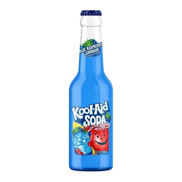 Kool Aid - Blue Raspberry Lemonade Soda 355ml. USA