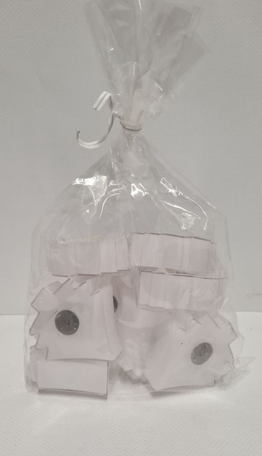 Hovedbilde Figurer Telys Hvit i Plastkop Unik 8pk.