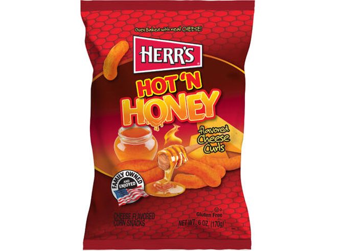Hovedbilde Herr's Hot'n Honey Cheese Curl 170G.