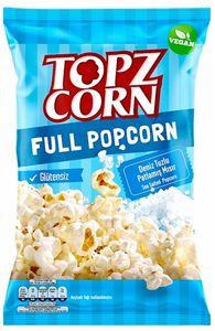 Hovedbilde Topzcorn Popcorn Havsalt 105g.