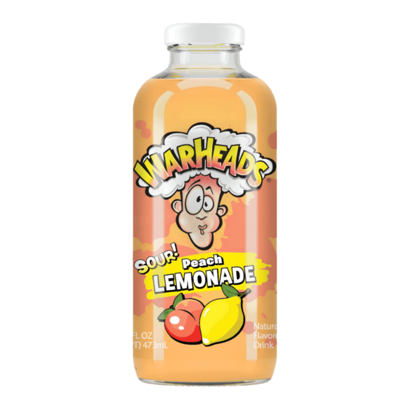 Warheads Sour Peach Lemonade (473ml).
