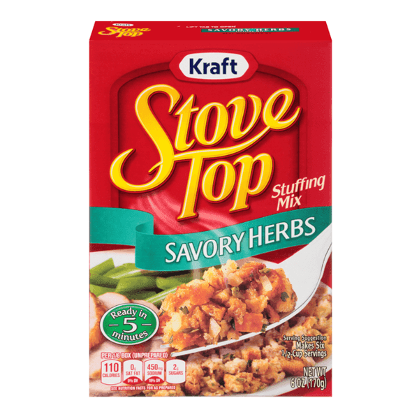 Stove Top Savoury Herb Stuffing 6oz (170g)*12st. USA/Hele Kartong