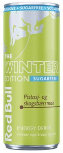 Hovedbilde Red Bull Winter Edition Pistasj& Skogsb&aelig;rsmak ...