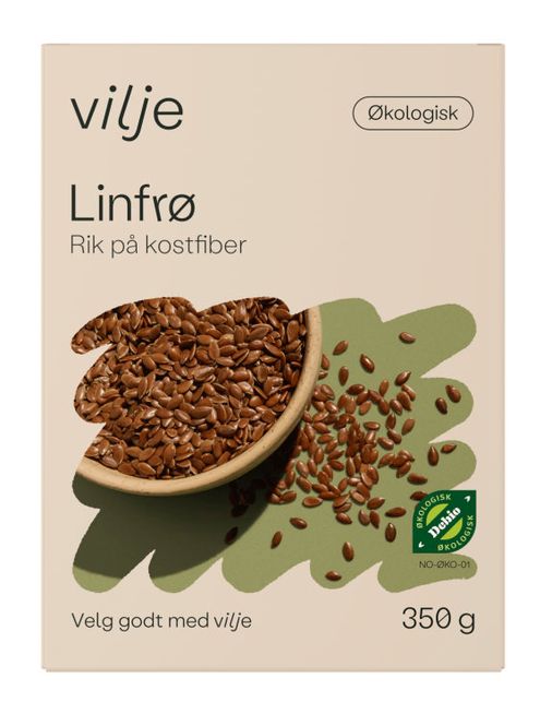 Hovedbilde  Vilje Linfrø Økologisk 350g.