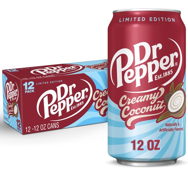Dr Pepper Creamy Coconut (355ml). USA