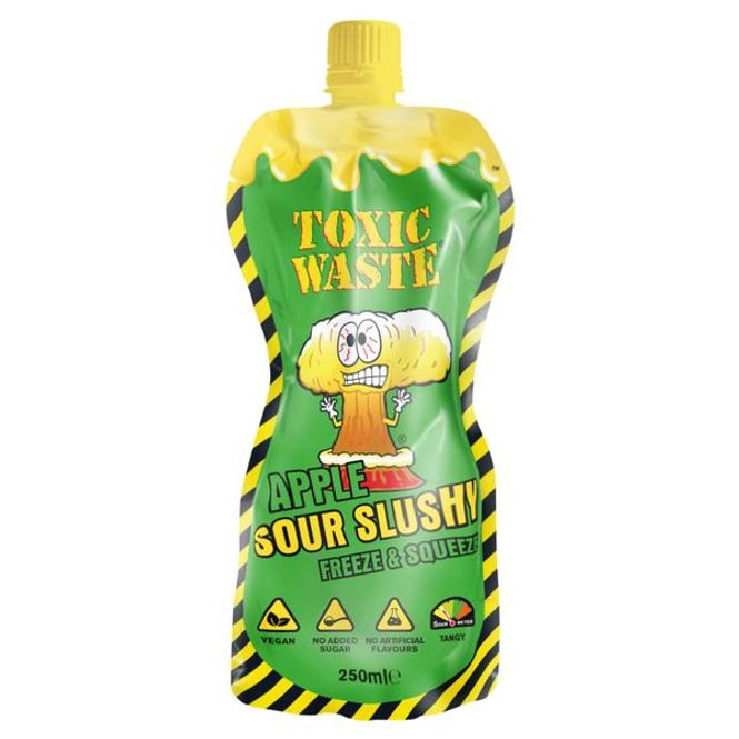 Hovedbilde Toxic Waste Apple Sour Slushy  250ml*12st. Hele ...