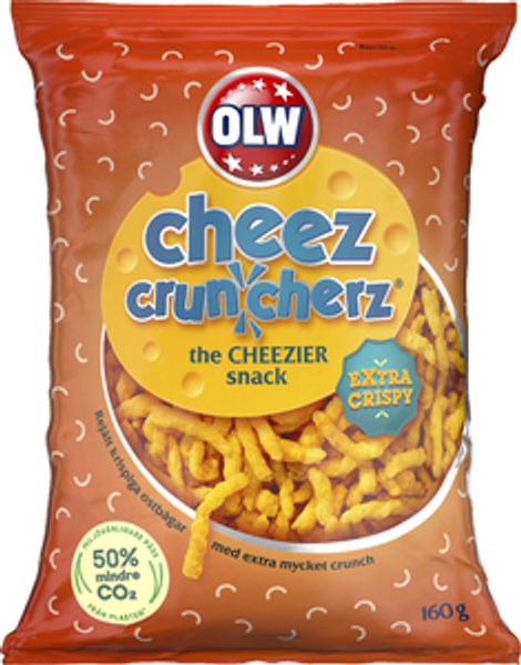 OLW CHEEZ CRUNCHERS 160G.
