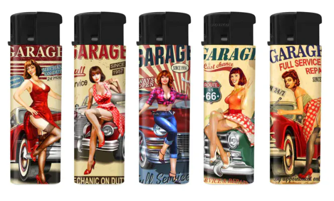 Hovedbilde Lighter Motiv Sense Vintage Garasje