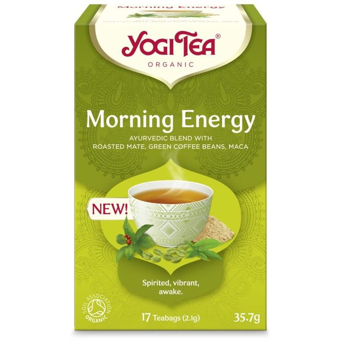 Hovedbilde Yogi Tea Morning Energy Økologisk 17tp.