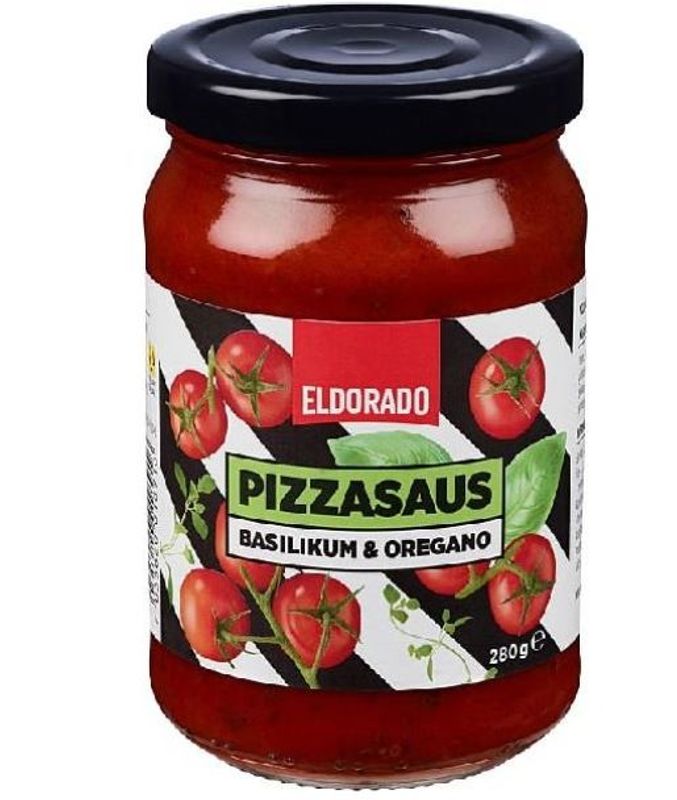 Pizzasaus Basilikum& Oregano 280g.