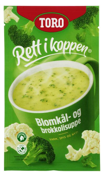 Hovedbilde Blomkål&Brokkoli Suppe Rett i Koppen 22g.