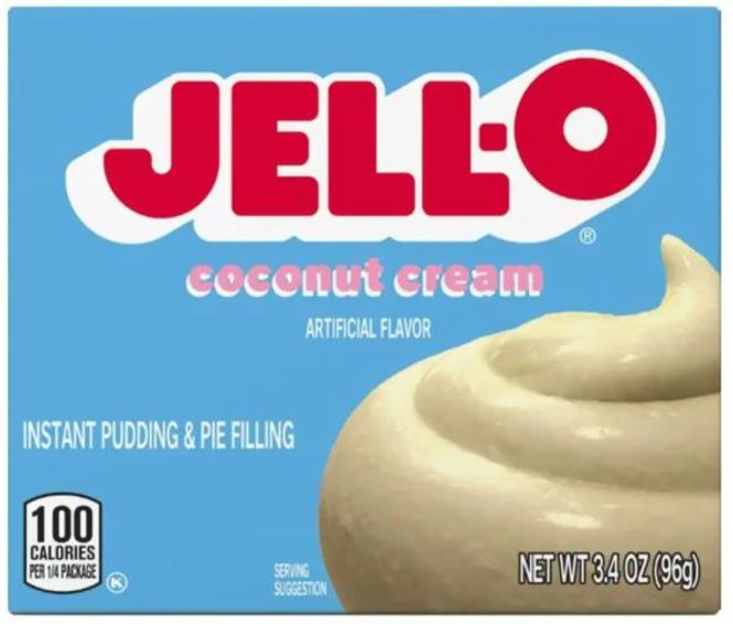 Hovedbilde Jell-O Coconut Pudding Instant Mix 3.4oz (96g). ...