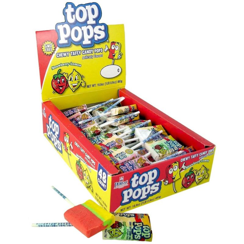 Top Pops Strawberry /Lemon 7g. USA
