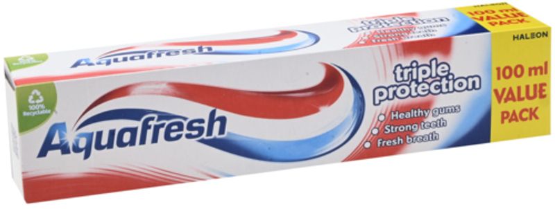Tannkrem Triple Protection Aquafresh 100ml.