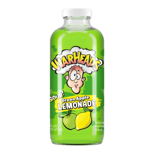 Warheads Sour Green Apple Lemonade (473ml).