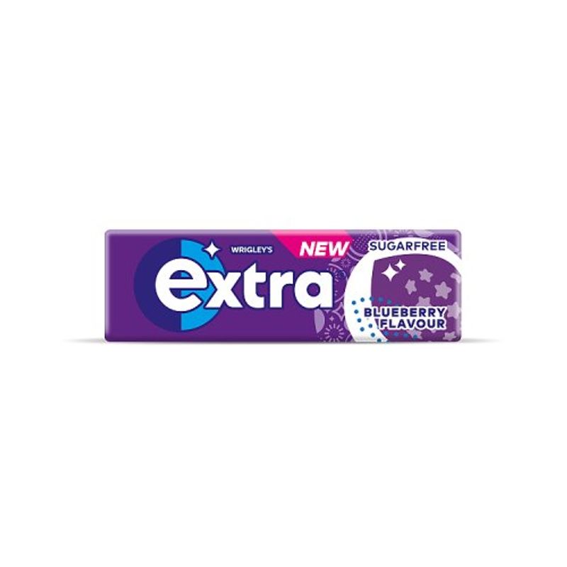 Extra Tyggegummi Blueberry 14g.