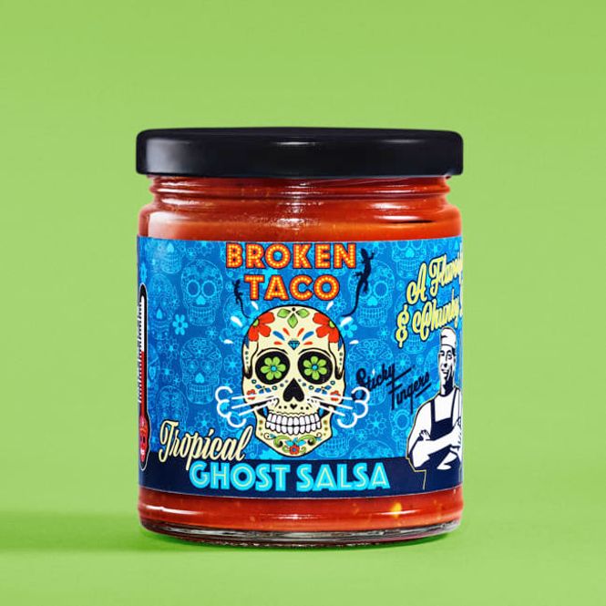 Hovedbilde Broken Taco Tropical Ghost Salsa 240 g.
