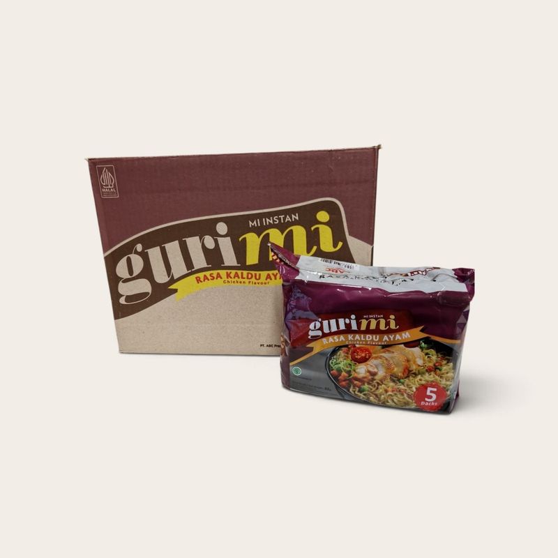 Gurimi Nudler m/Kyllingsmak 60g*5*8pk Hele Kartong-Dato