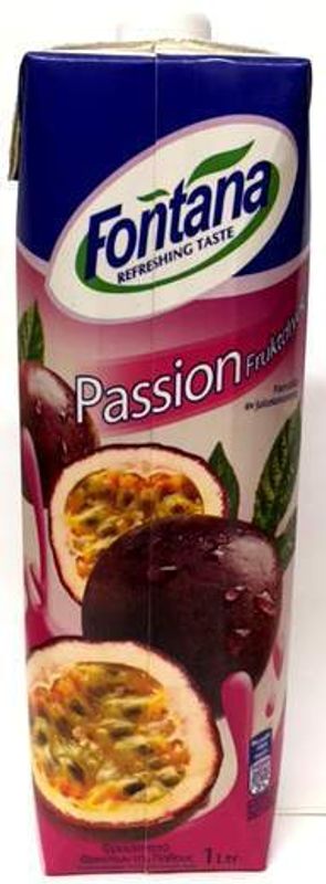 Fontana Pasjonfrukt Drink 1L.