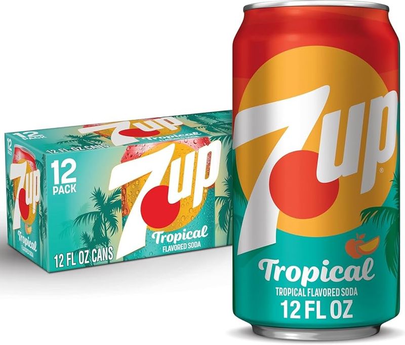 7up Tropical 12fl.oz (355ml). USA