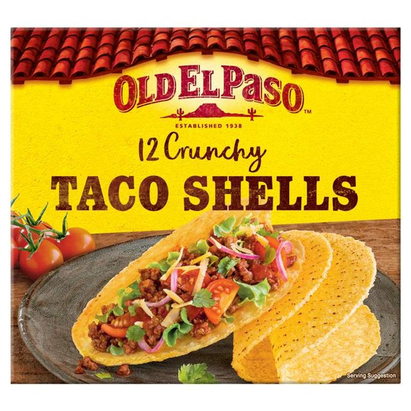 Taco Shells 12 Crunchy Old El Paso 156g.