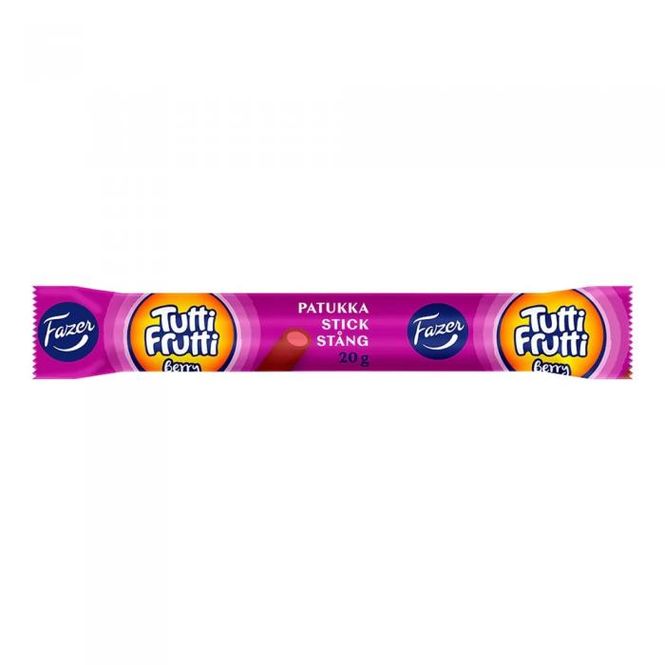 Hovedbilde Tutti Frutti Stang Berry Fazer 20g. Dato 13.03.24