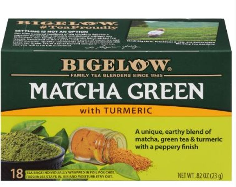 Bigelow Matcha Green w/Turmeric 18tp.