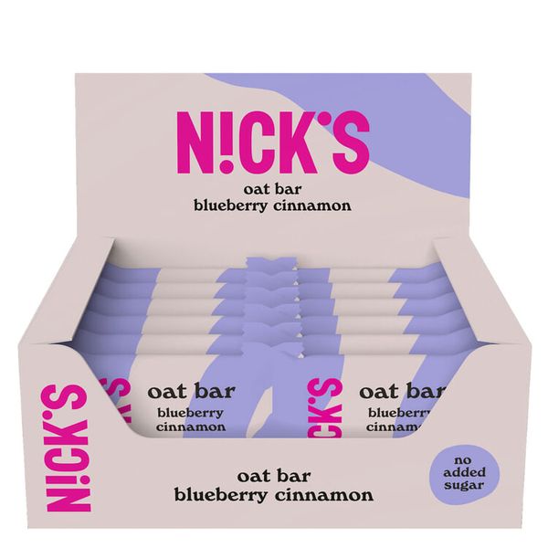 Oat Bar Blueberry Cinnamon Nick's 35g*12st./ Hele Eske