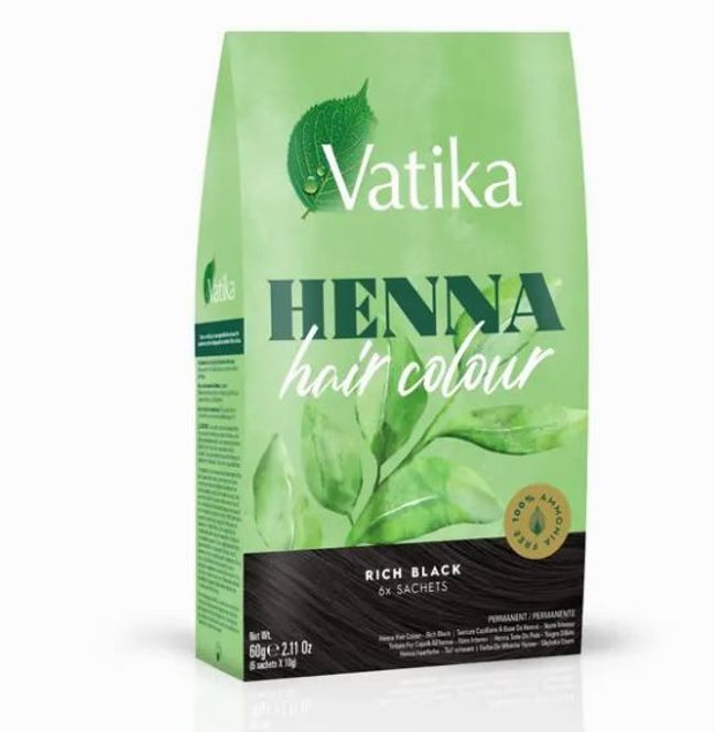 Hovedbilde Vatika Henna Hair Colour Rich Black 60g.