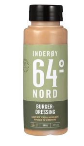 Hovedbilde Inder&oslash;y 64&deg; Nord Burgerdressing 245g.
