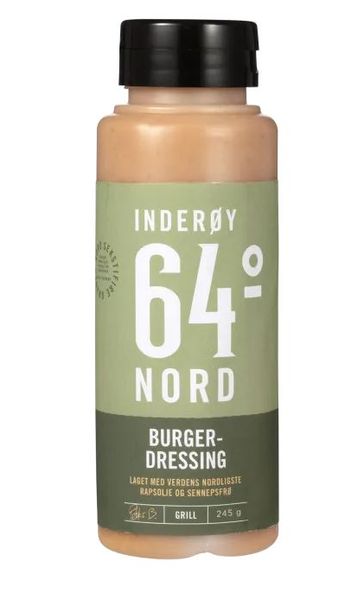Inderøy 64° Nord Burgerdressing 245g.
